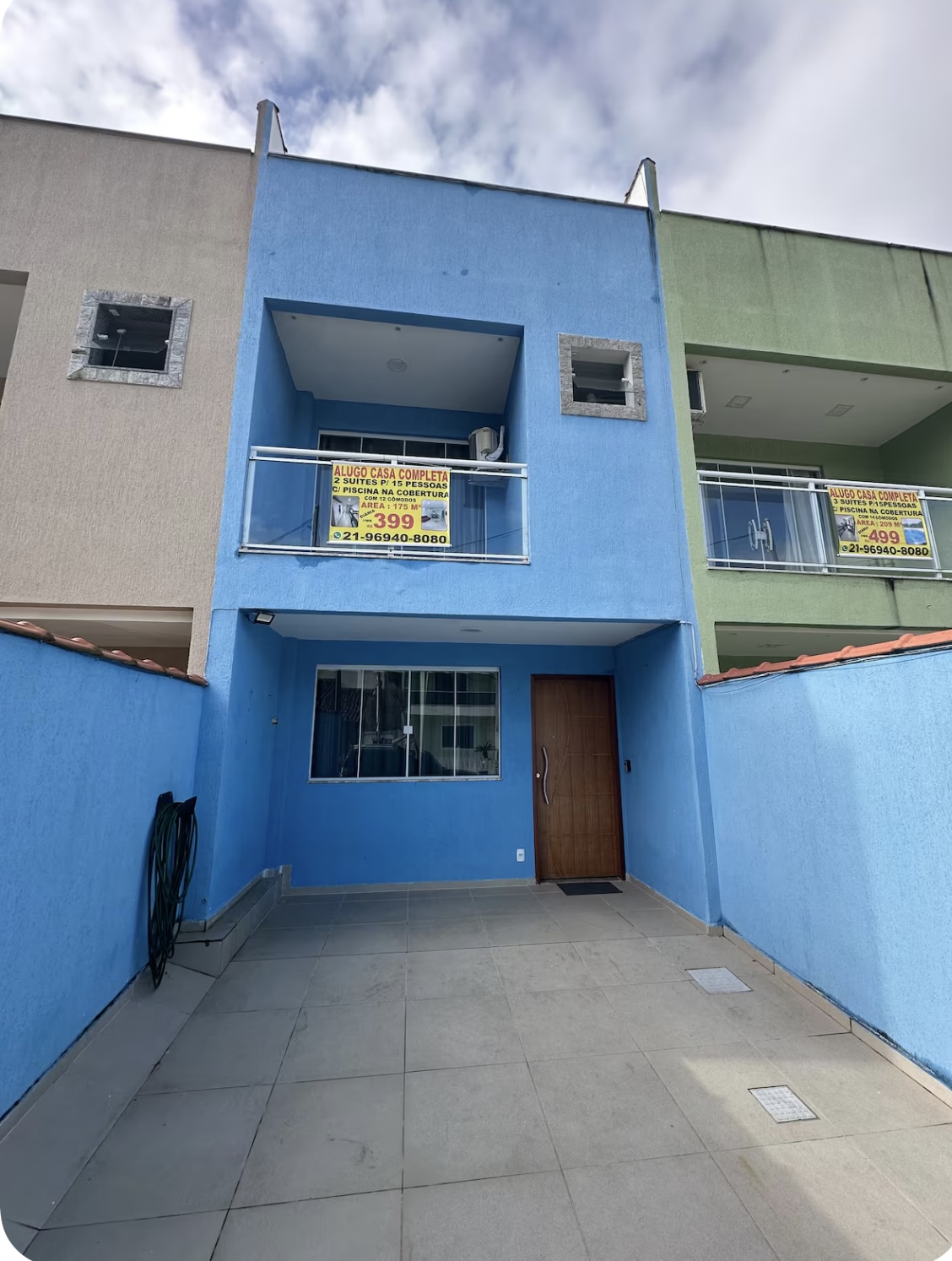 Fachada da Casa Azul (diurna)