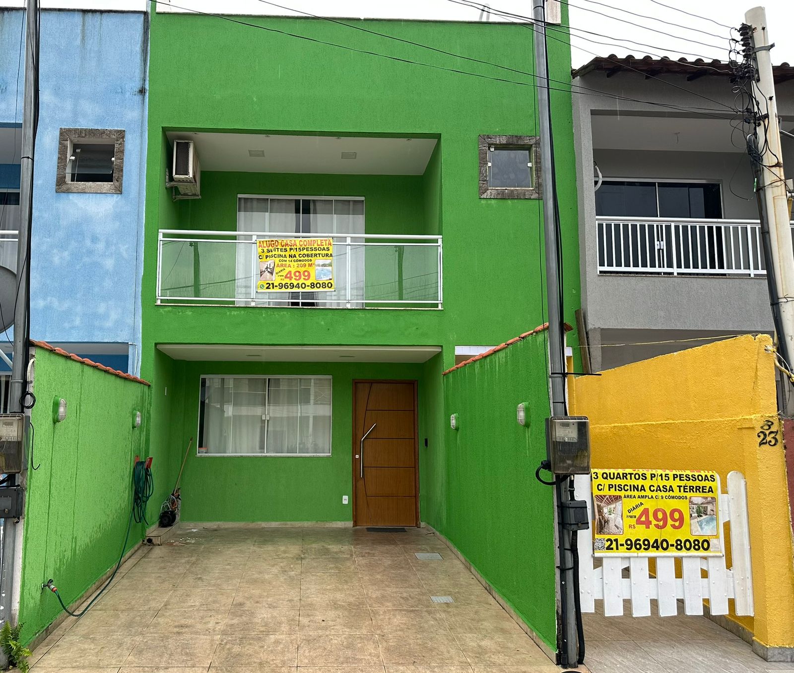 Fachada da Casa Verde